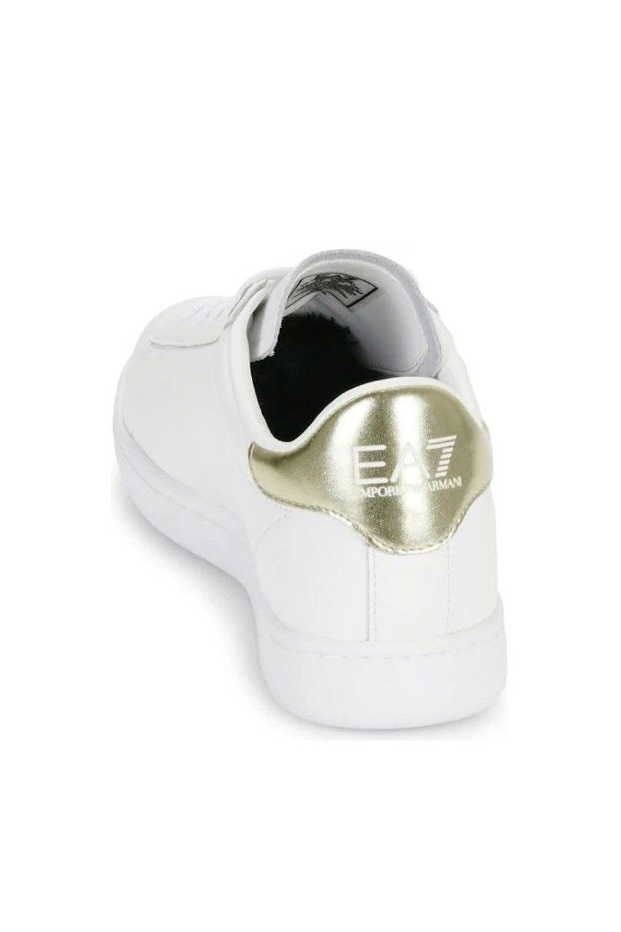 EMPORIO ARMANI EA7 ZAPATILLAS LACE-UP BLANCO/ORO