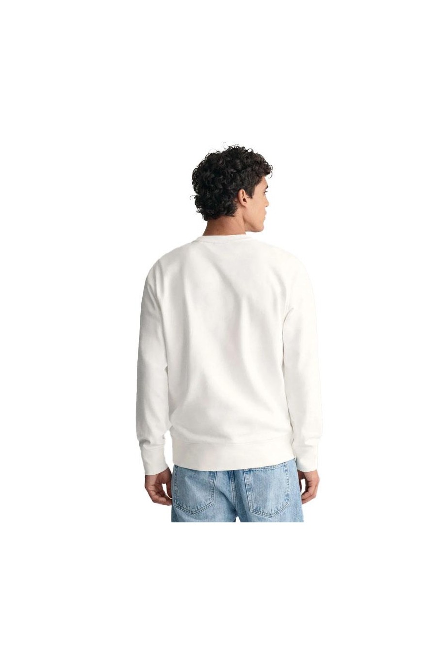 GANT PRINTED GRAPHIC C-NECK SWEAT BLANCO