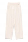 LIU JO PANT  JOGGER SPALMATO NATURAL