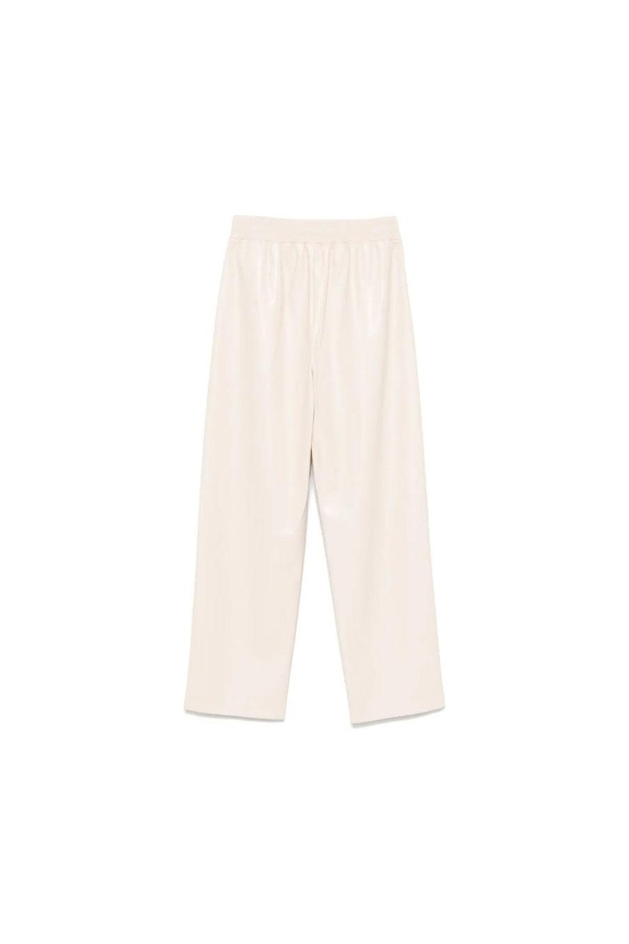 LIU JO PANT  JOGGER SPALMATO NATURAL