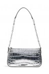 MICHAEL KORS POCHETTE MEDIANO DE PIEL PLATA