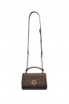 MICHAEL KORS DELANCEY BRN/LUGGAGE SM EW TH CHAIN