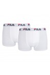 FILA MAN BOXER 2 PACK ELASTIC WHITE 