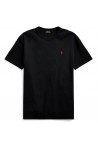 RALPH LAUREN SSCNCLSM1 SHORT SLEEVE T-SHIRT BLACK