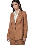 & ME JERSEY BLAZER HYPATIA CAMEL