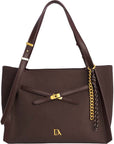 DON ALGODON BOLSO HOMBRO C/B MARRON