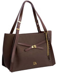 DON ALGODON BOLSO HOMBRO C/B MARRON