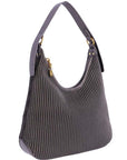 DON ALGODON BOLSO DE HOMBRO GRIS