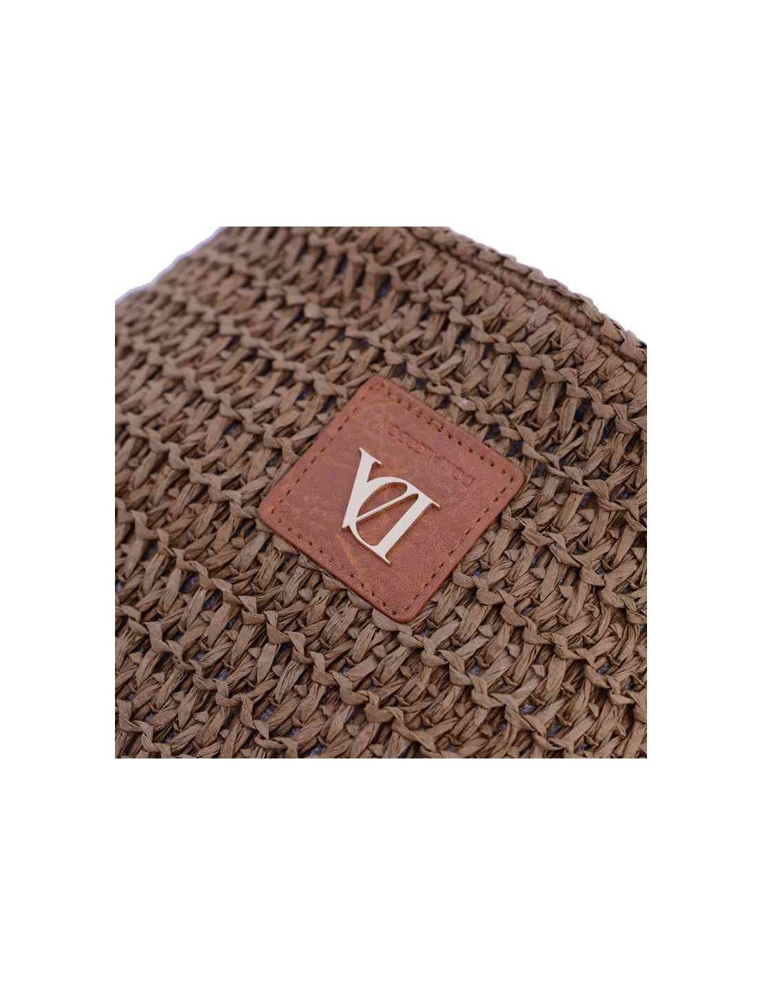 DON ALGODON BOLSO DE RAFIA NATURAL-MARRON