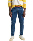 GANT SLIM CLEAN WASH JEANS MID BLUE VINTAGE