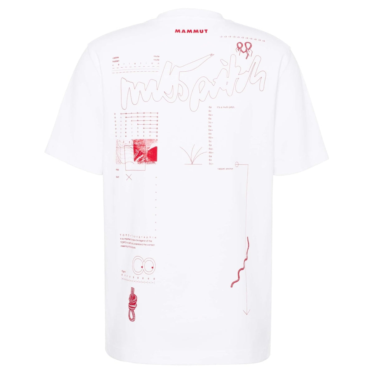 MAMMUT CAMISETA BASE HOMBRE MULTI PITCH WHITE