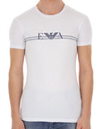 EMPORIO ARMANI CAMISETA BASICA BLANCO