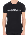 EMPORIO ARMANI CAMISETA BASICA NEGRA