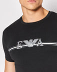 EMPORIO ARMANI CAMISETA BASICA NEGRA