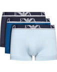 EMPORIO ARMANI 3 PACK BOXER AZUL