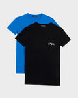 EMPORIO ARMANI 2 PACK CAMISETAS NEGRO/AZUL