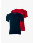 EMPORIO ARMANI MEN'S KNIT 2-PACK MARINO/ROJO