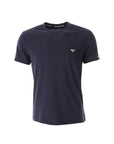 EMPORIO ARMANI MEN'S KNIT T-SHIRT MARINO