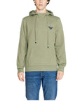 EMPORIO ARMANI HOODED SWEATSHIRT VERDE