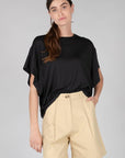 24 COLOURS CAMISETA OVERSIZE NEGRA