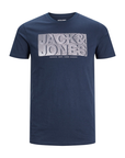 JACK & JONES CREW NECK T-SHIRT AZUL