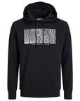 JACK & JONES SUDADERA CON CAPUCHA NEGRA