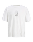 JACK & JONES JORDESTINY TEE CREW NECK TG LN WHITE