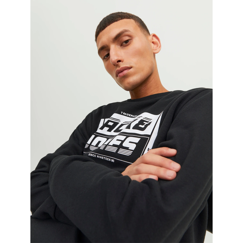 JACK &amp; JONES SUDADERA CON LOGO NEGRA