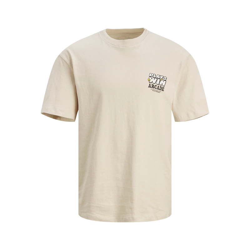 JACK &amp; JONES JORAMUSEMENT T-SHIRT BEIGE