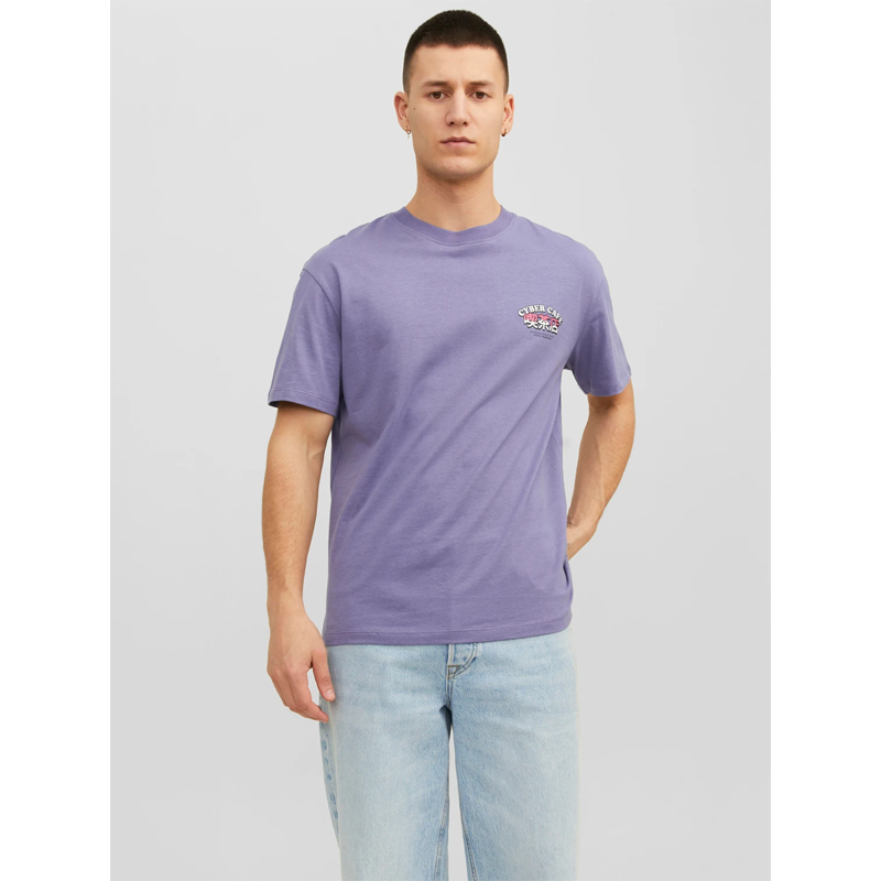 JACK &amp; JONES JORAMUSEMENT T-SHIRT PURPLE