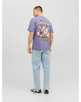 JACK & JONES JORAMUSEMENT T-SHIRT PURPLE