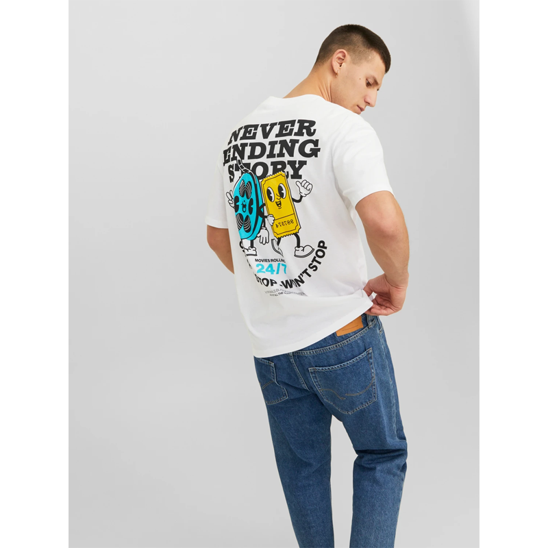 JACK &amp; JONES JORAMUSEMENT T-SHIRT BLANCO