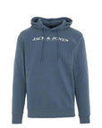 JACK & JONES SUDADERA CON CAPUCHA AZUL