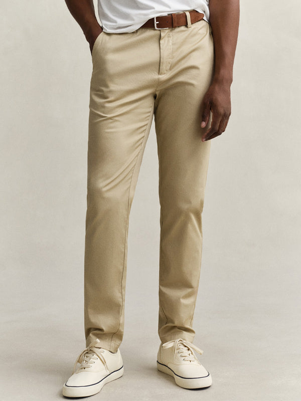 GANT SLIM SPORTS CHINOS OAT BEIGE
