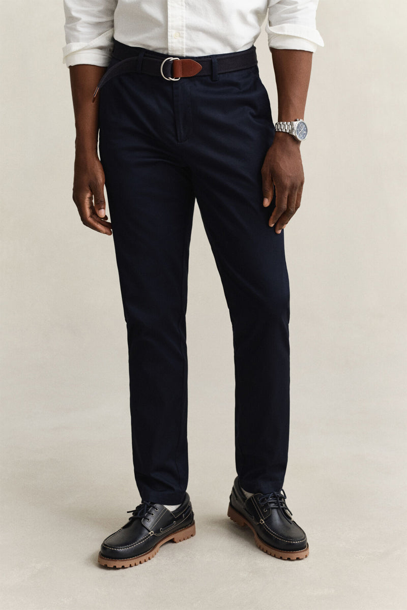 GANT SLIM SPORTS CHINOS EVENING BLUE