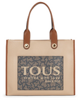 TOUS SHOPPING XL AMAYA K ICON MARRÓN-BEIGE