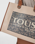 TOUS SHOPPING XL AMAYA K ICON MARRÓN-BEIGE