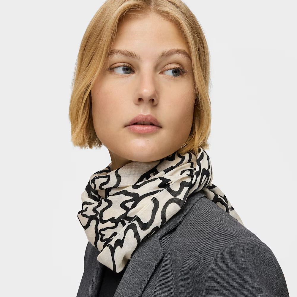 TOUS PANUELO 80X70 KAOS BLANCO