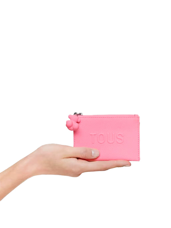 TOUS MONEDERO-TARJETERO T LA RUE NEW ROSA