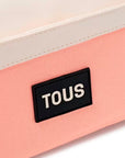 TOUS MINI BOLSO BANDOLERA FLAP T BOLD BEIGE