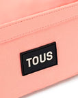 TOUS MINIBOLSO BANDOLERA FLAP T BOLD CORAL CLARO