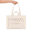 TOUS SHOPPER XL AMAYA T MANIFESTO CUT BEIGE