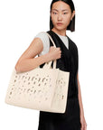 TOUS SHOPPER XL AMAYA T MANIFESTO CUT BEIGE