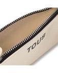 TOUS MONEDERO-TARJETERO NEW DORP BEIGE