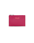 TOUS MONEDERO-TARJETERO NEW DORP FUCSIA