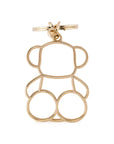 TOUS LLAVERO SILHOUTTE BOLD BEAR DORADO