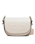 TOUS MINI BANDOLERA MEDIALUNA BRENDA BEIGE