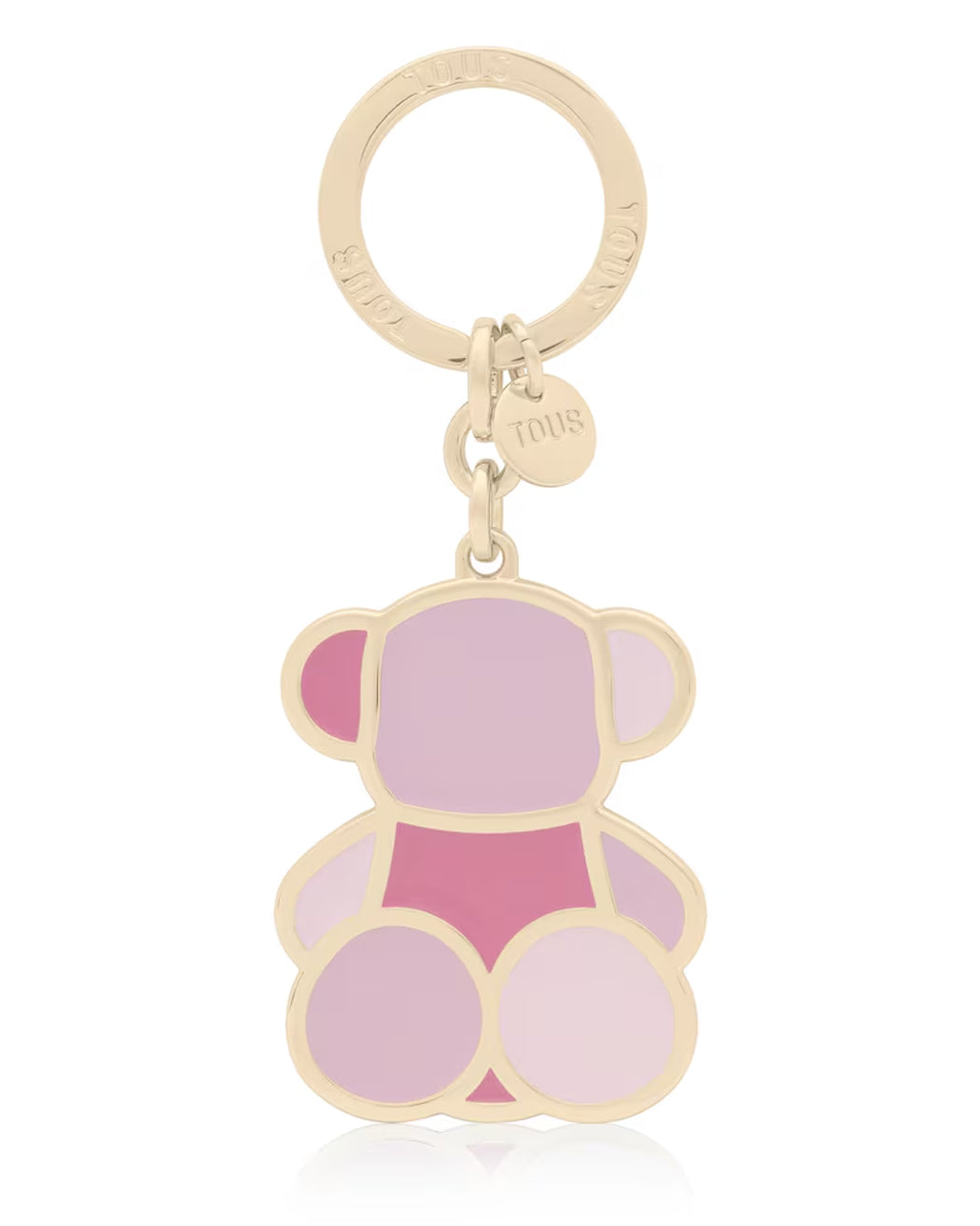TOUS LLAVERO BEAR FACETED ROSA