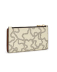 TOUS BILLETERA S. FLAT KAOS ICON BEIGE-MLT