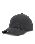 TOUS GORRA TOUS EMBROIDERED GRIS OSCURO